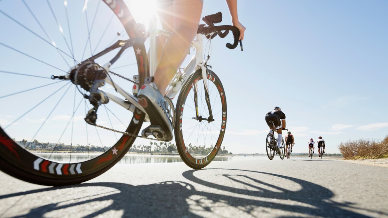 first time Half Ironman triathlete preparing for race day with swim bike and run gear