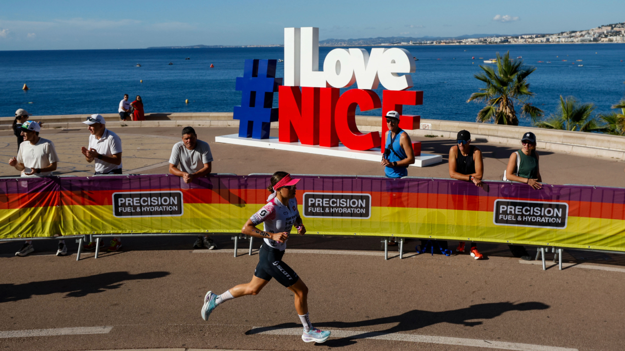 Alanis Siffert at the 2026 IRONMAN 70.3 World Championship in Nice