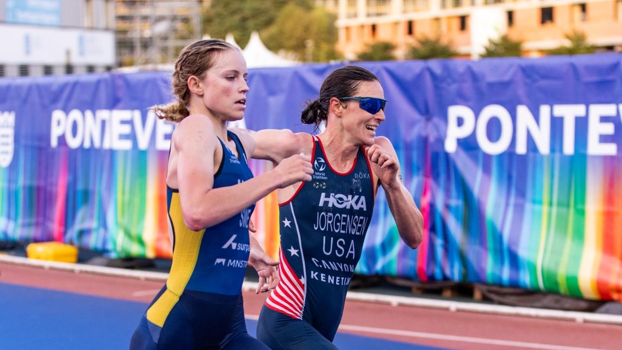 Gwen Jorgensen Tilda Mansson Pontevedra sprint 2026