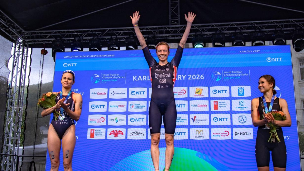 Taylor Brown Spivey Tertsch podium WTCS Karlovy Vary 2026