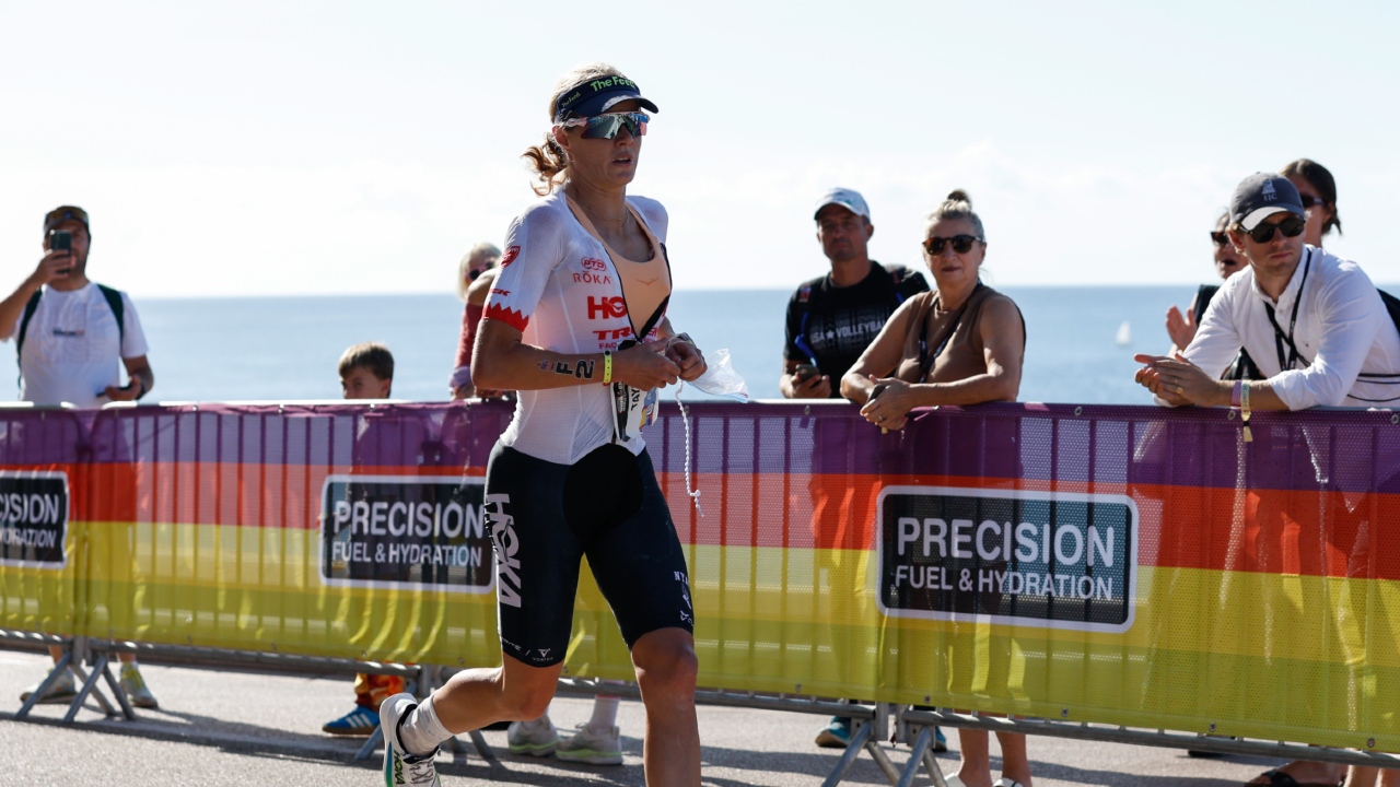 Taylor Knibb leads run IRONMAN 70-3 World Champs Nice 2026
