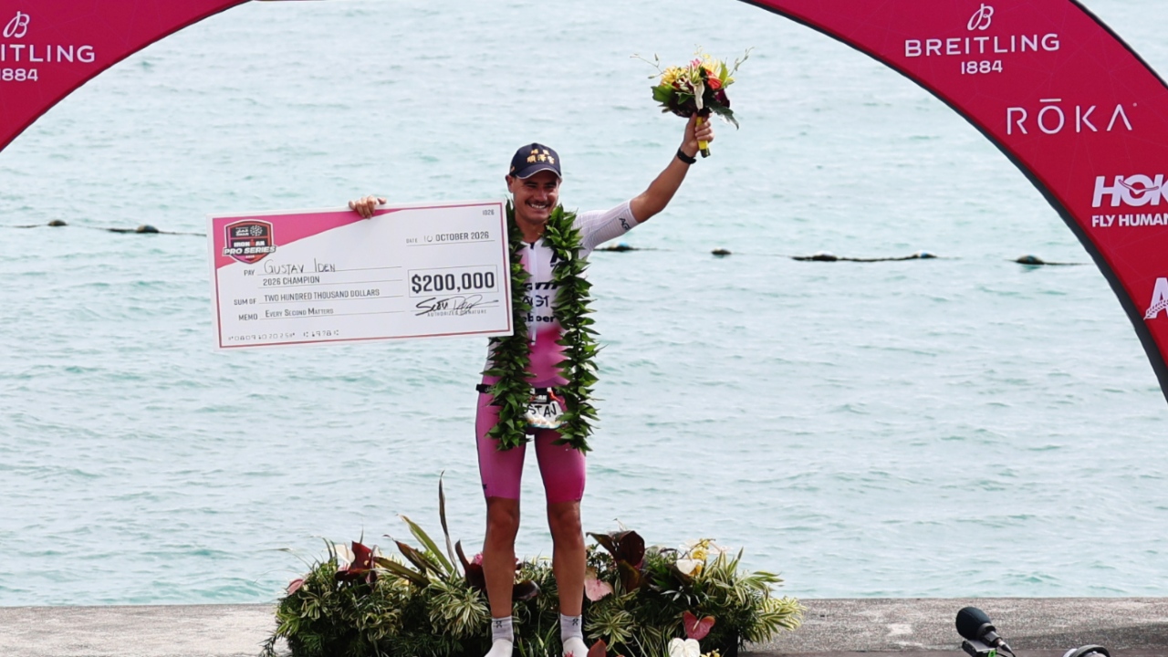 Gustav Iden Pro Series cheque Kona 2026