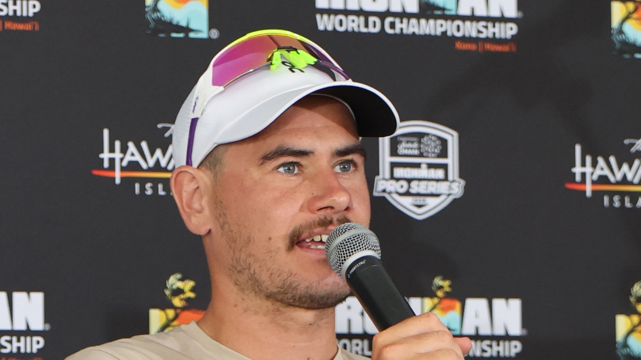 Gustav Iden pre race press conf Kona 2026