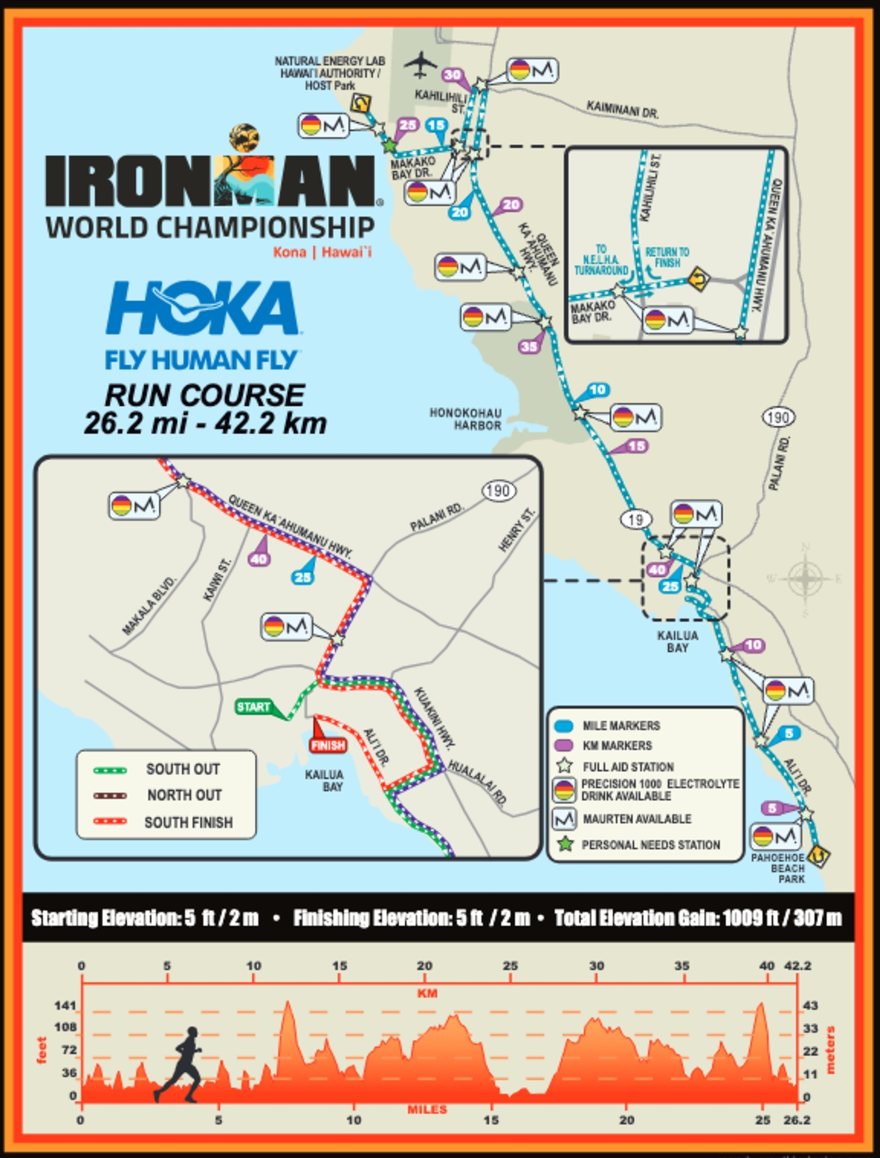 Kona run course