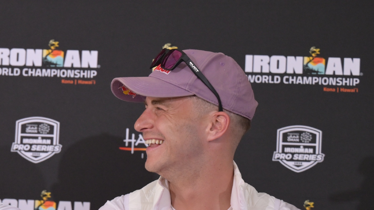 Marten Van Riel pre race press conf Kona 2026