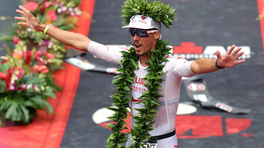 Vincent Luis wins IRONMAN World Championship at Kona 2026.