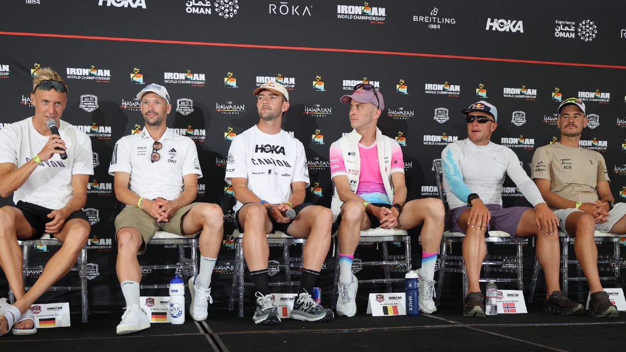 men pre race press conf Kona 2026